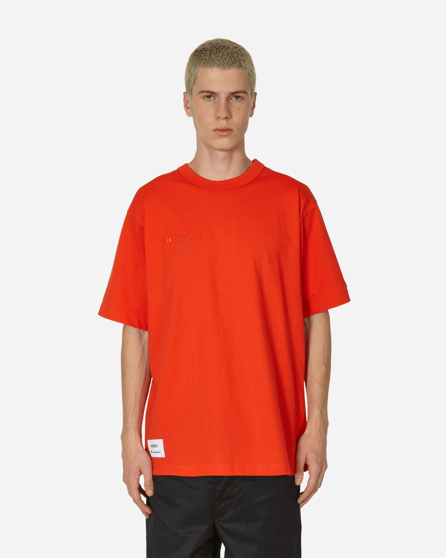 Košeľa Champion WTAPS Academy Crewneck Orange Červená | C8-Z351 840, 0