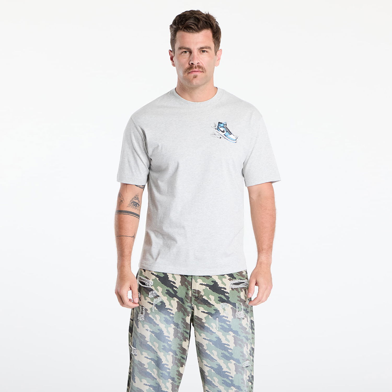 Tričko Jordan Jordan AJ1 T-Shirt Šedá | HQ8972-050, 0