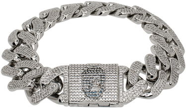 Náramok BAPE BAPE Silver Ape Head Fat Bracelet Metalická | 001GDK301006M, 1