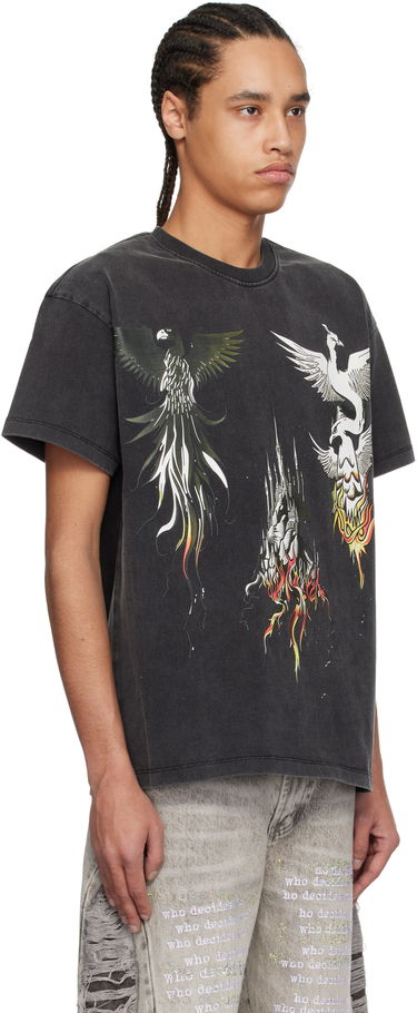 Tričko Who Decides War Nefarious Graphic Short Sleeve T-Shirt Čierna | 1110370017SS25, 1