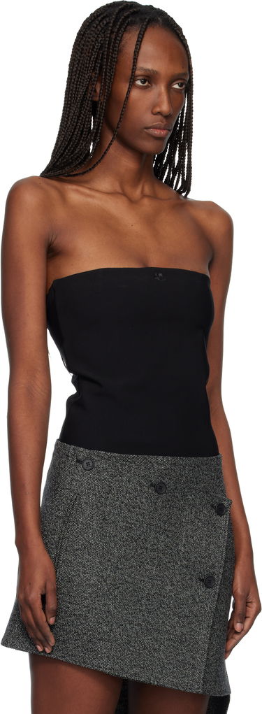 Body Courrèges Bustier Lingerie Jersey Bodysuit Čierna | 425JBD161JS0256, 1