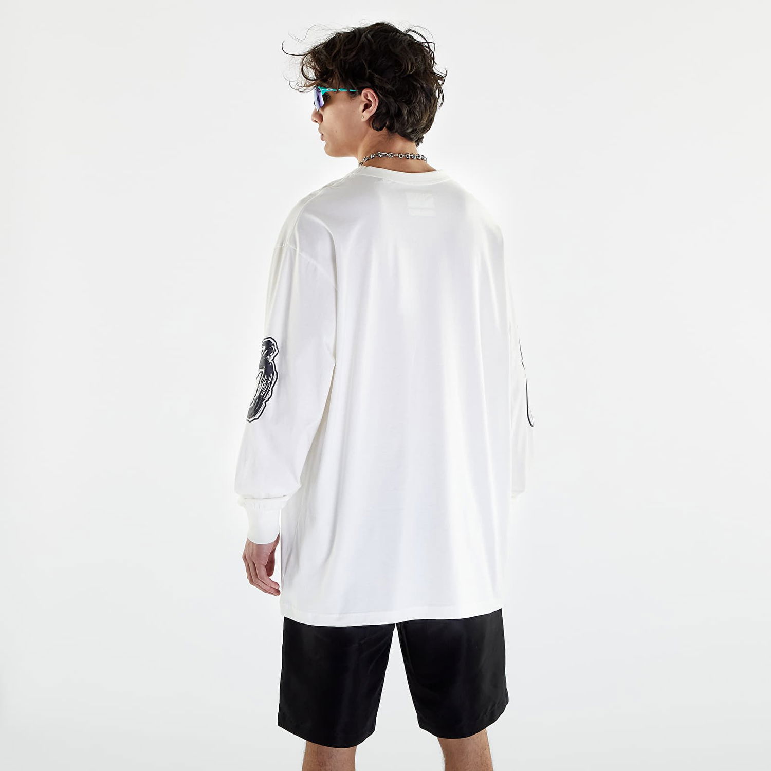 Tričko Y-3 Graphic Logo Long Sleeve Tee Biela | IA3112, 1