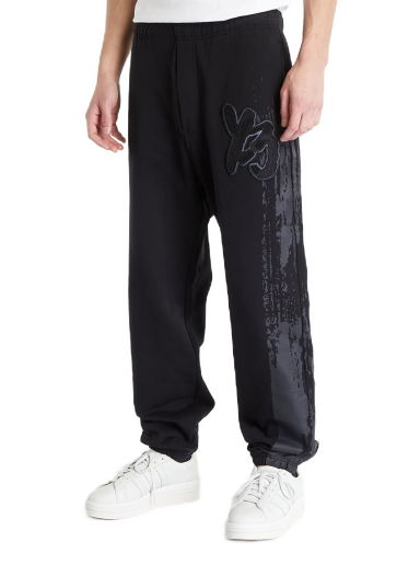 Cargo nohavice Y-3 Graphic Logo French Terry Pants Čierna | H44805