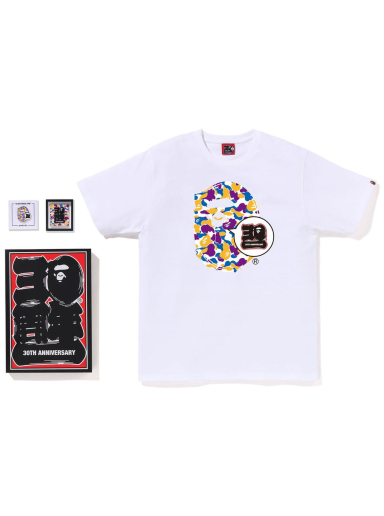 Tričko BAPE Store Los Angeles 30th Anniversary Ape Head Tee Set Biela | 1J22-110-043