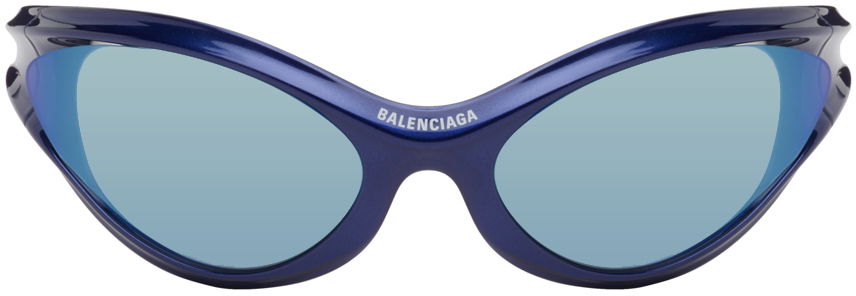 Slnečné okuliare Balenciaga Dynamo Round Sunglasses Modrá | BB0317S-004, 0