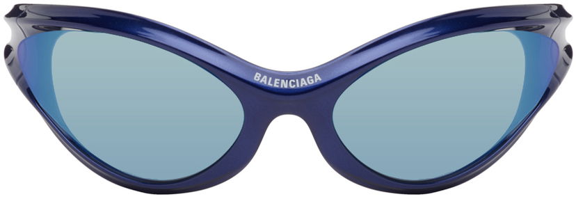 Slnečné okuliare Balenciaga Dynamo Round Sunglasses Modrá | BB0317S-004