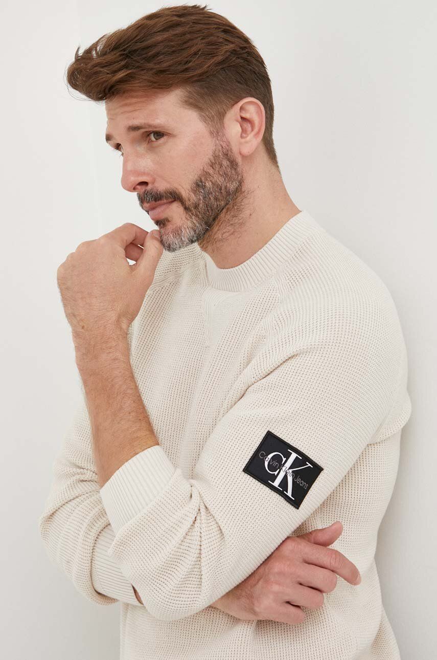 Sveter CALVIN KLEIN Sweater Béžová | J30J323412, 0