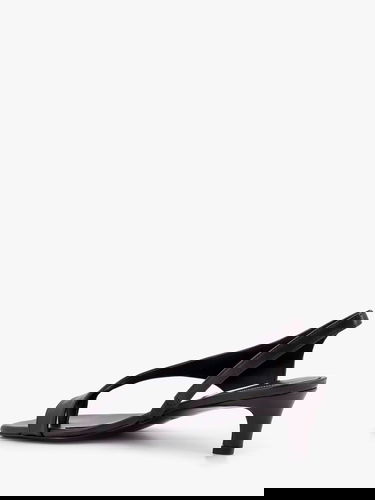 Tenisky a topánky TOTEME Leather Slingback Toe-Ring Sandals by Toteme Hnedá | 252WAS0201LE0131273, 2