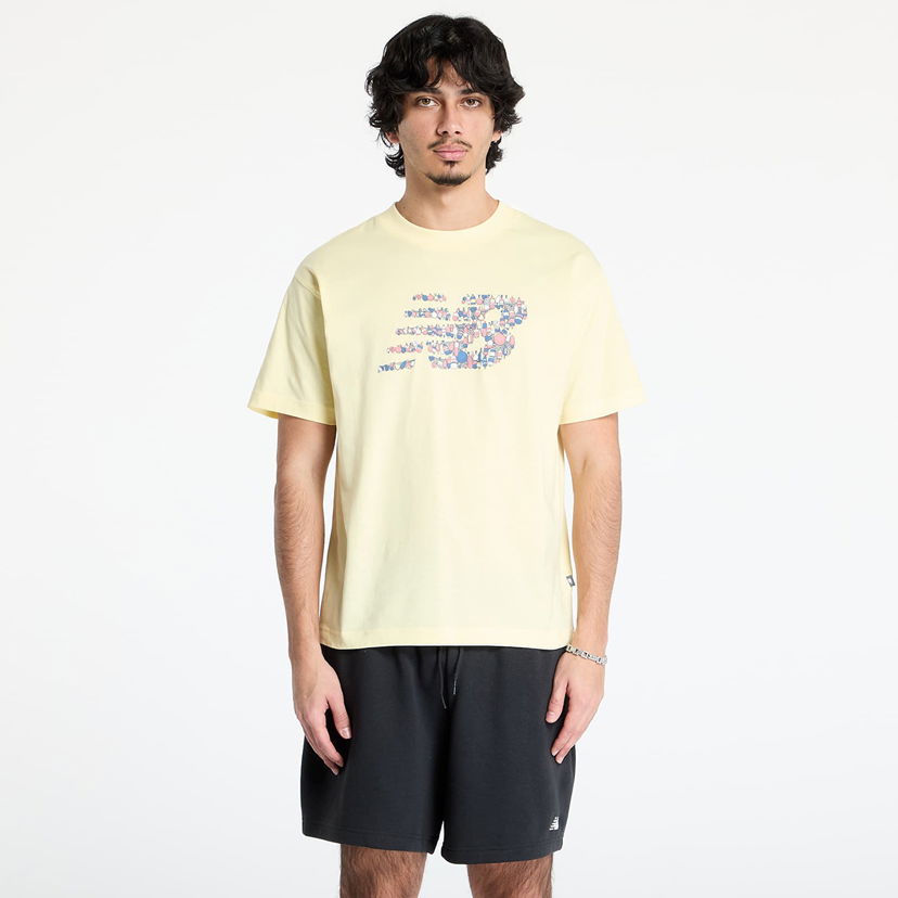 Tričko New Balance Nautical Logo T-Shirt Žltá | MT51920PRC