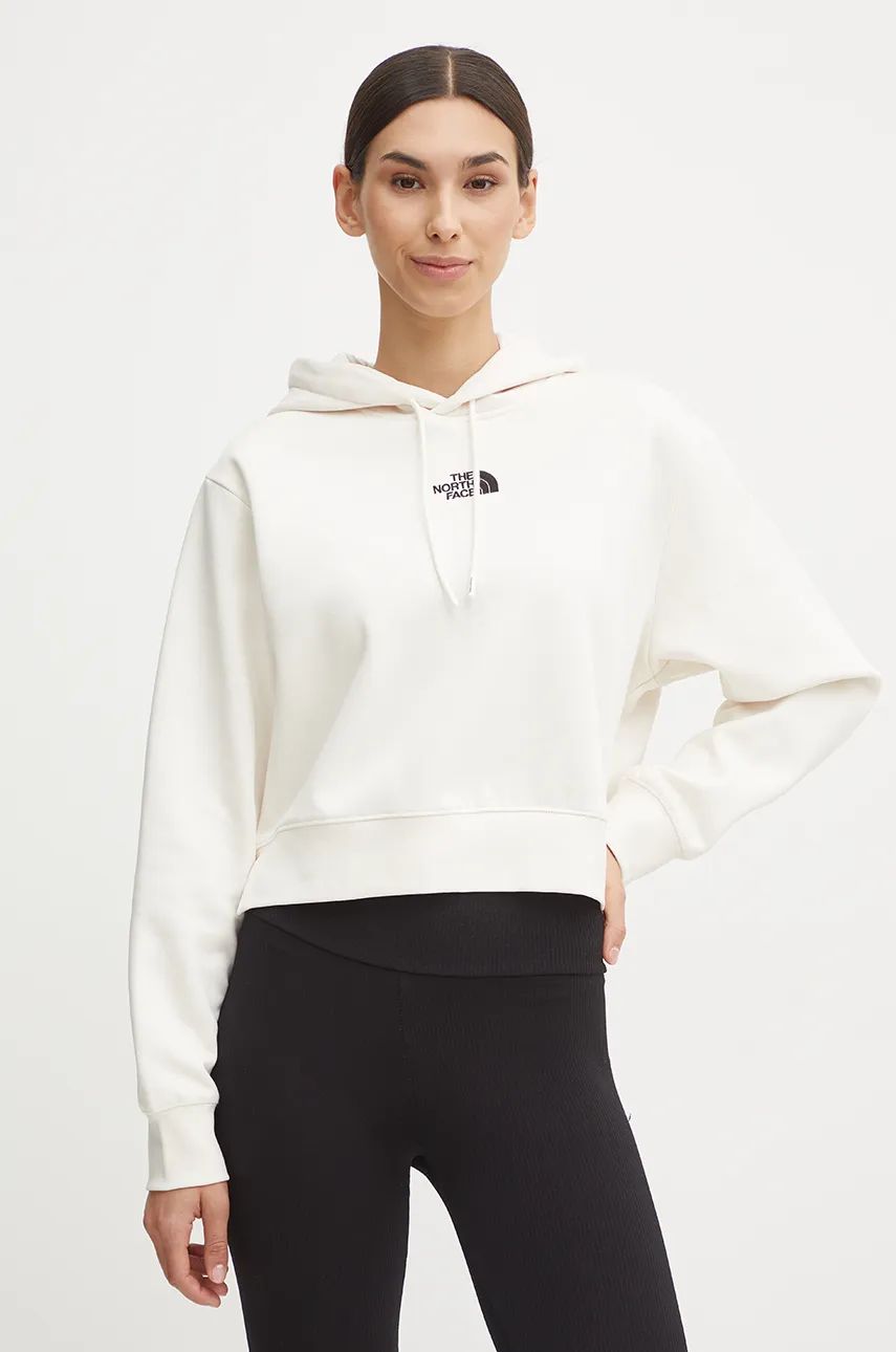 Mikina The North Face Essential Crop Hoodie Biela | NF0A89EXQLI1, 0