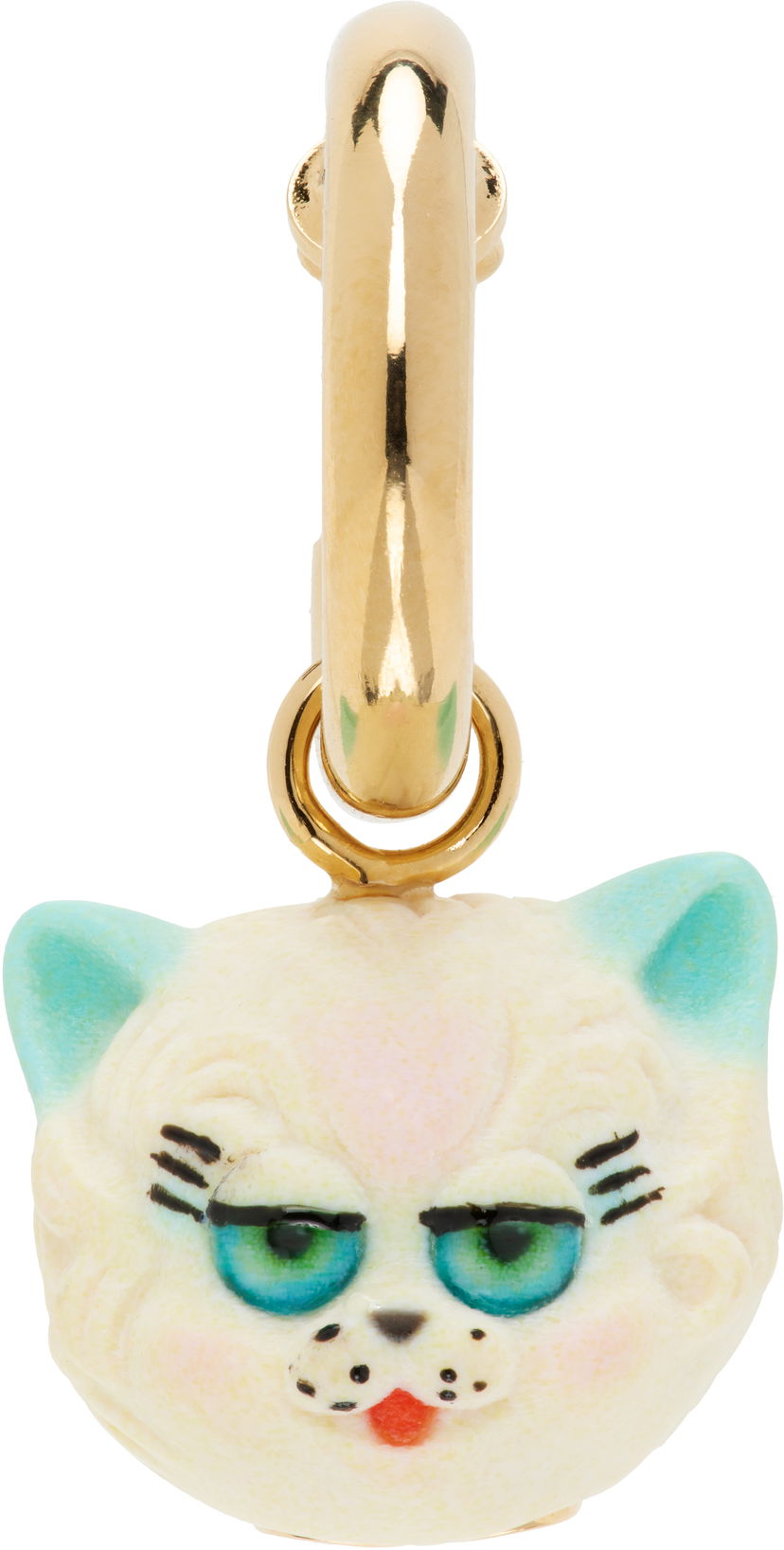 Náušnice Valentino Valentino Garavani 'Le Chat De La Maison' Clip-On Cat Face Earring Rôznofarebný | 7Y2J0AL6VQY
