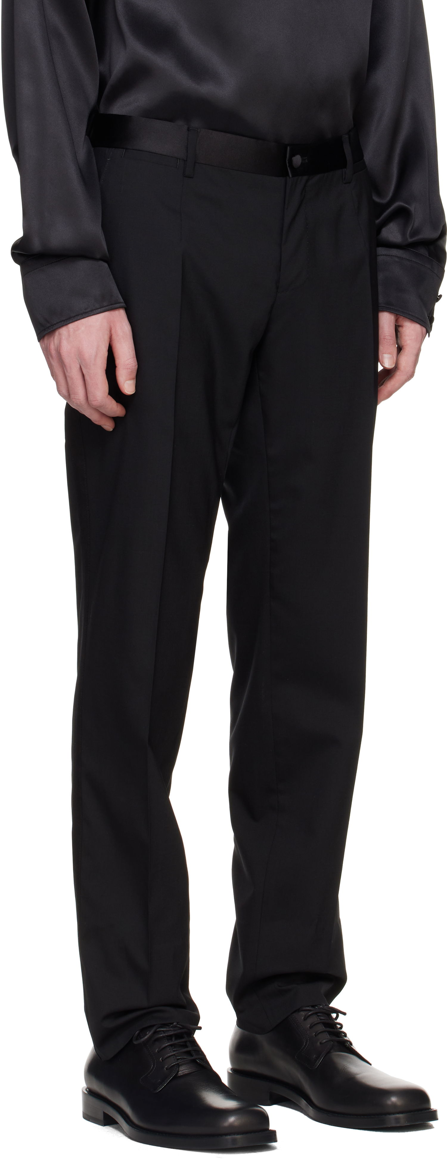 Nohavice Dolce & Gabbana Dolce&Gabbana Six-Pocket Trousers Čierna | GYA5MTGI726, 1