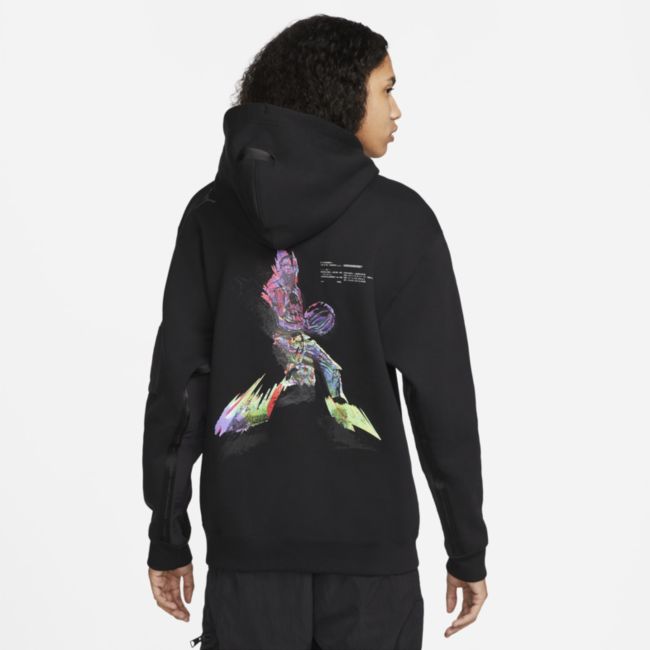 Mikina Jordan Fleece Pullover Hoodie Čierna | DJ0202-010, 1