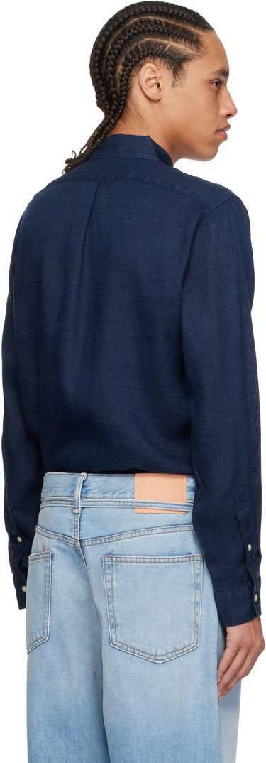 Košeľa Polo by Ralph Lauren Ralph Lauren Classic Fit Lightweight Linen Shirt Navy | 710966292006, 2