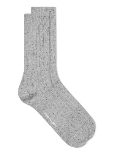 Ponožky NORSE PROJECTS Bjarki Neps Sock Light Šedá | N82-0008-1026