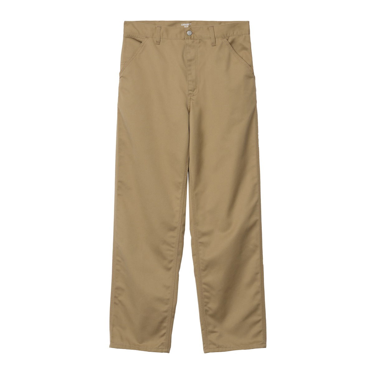 Rinsed Cotton Straight Leg Pants