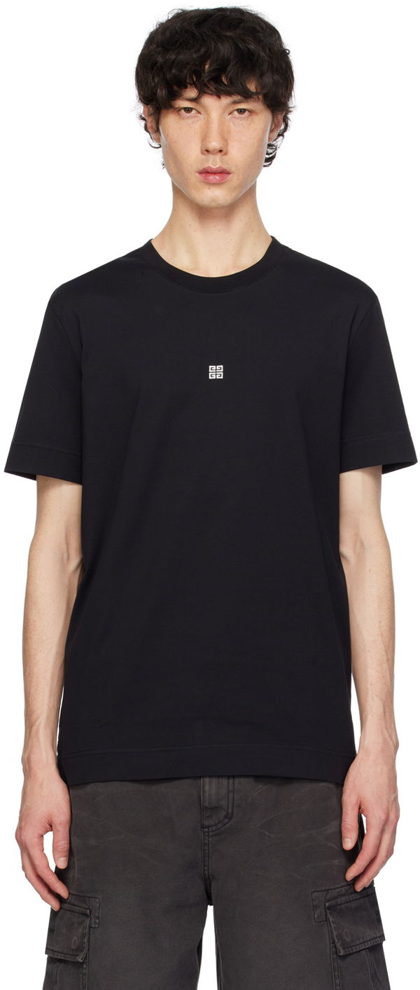 Tričko Givenchy Embroidered T-Shirt Čierna | BM716G3YCD001