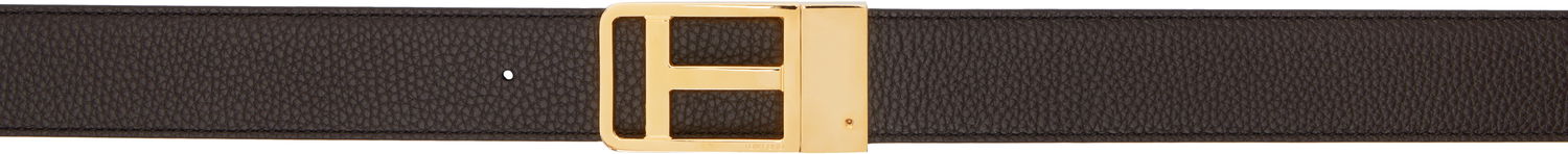 Opasok Tom Ford TOM FORD Soft Grain Leather Reversible Belt Hnedá | TB276-LCL236G, 0