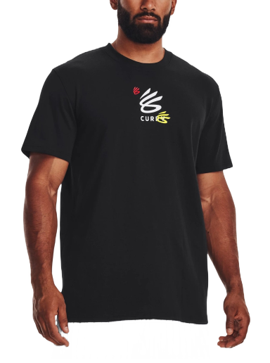 Tričko Under Armour Tee Curry 3'S Hvyweight Čierna | 1376275-001
