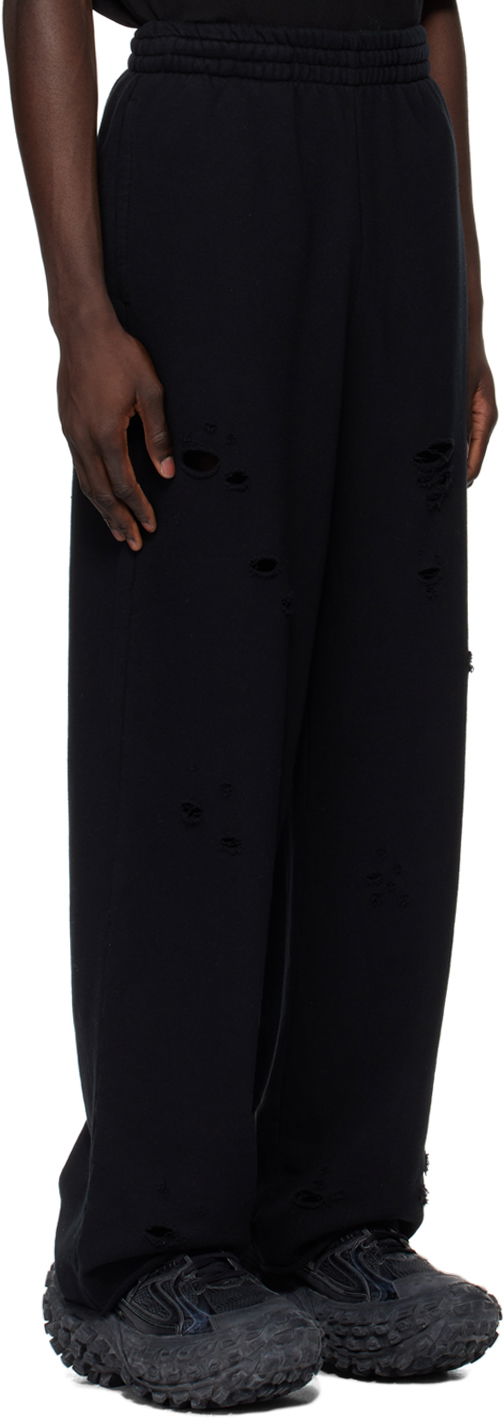 Tepláky We11done We11done Distressed Sweatpants Čierna | WD-TA1-24-812-U-BK, 1