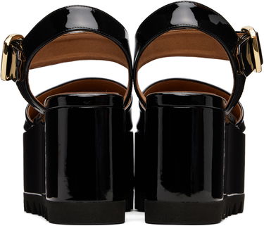 Tenisky a topánky Stella McCartney Stella McCartney Elyse Patent Platform Sandals Čierna | 810554APADF0, 1