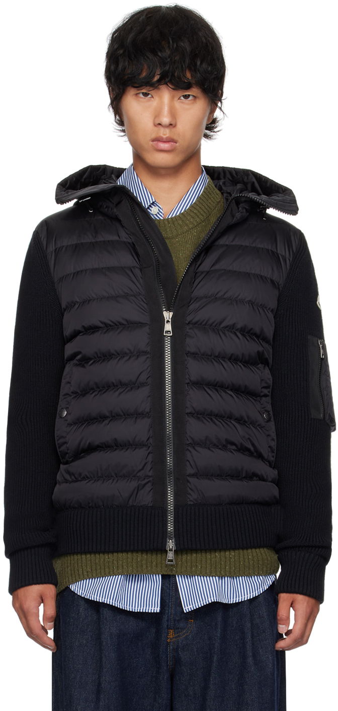 Bunda Moncler Black Hooded Down Jacket Čierna | J20919B50800A9340, 0