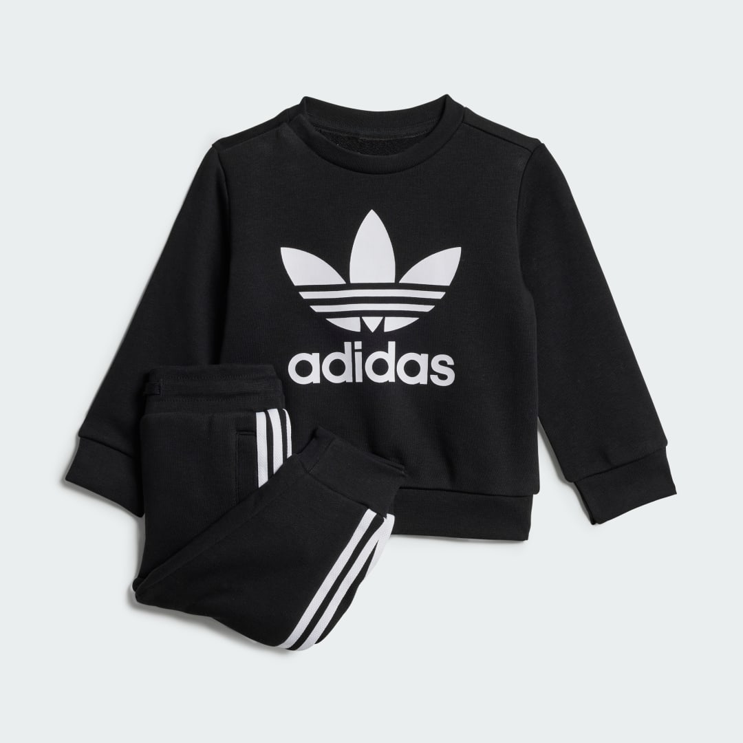 Súprava adidas Performance Crew Sweatshirt and Pants Set Čierna | IX5150, 0