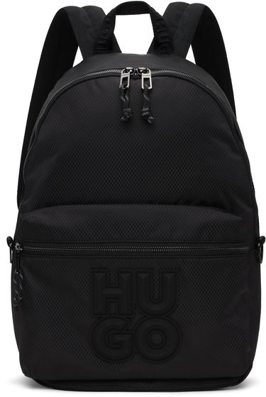 Batoh BOSS Hugo Logo Backpack Čierna | 50536026, 0