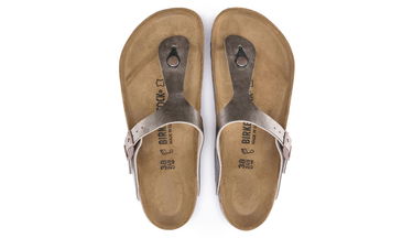 Tenisky a topánky Birkenstock Gizeh BS Graceful Taupe Narrow Fit W Metalická | 1016145, 5