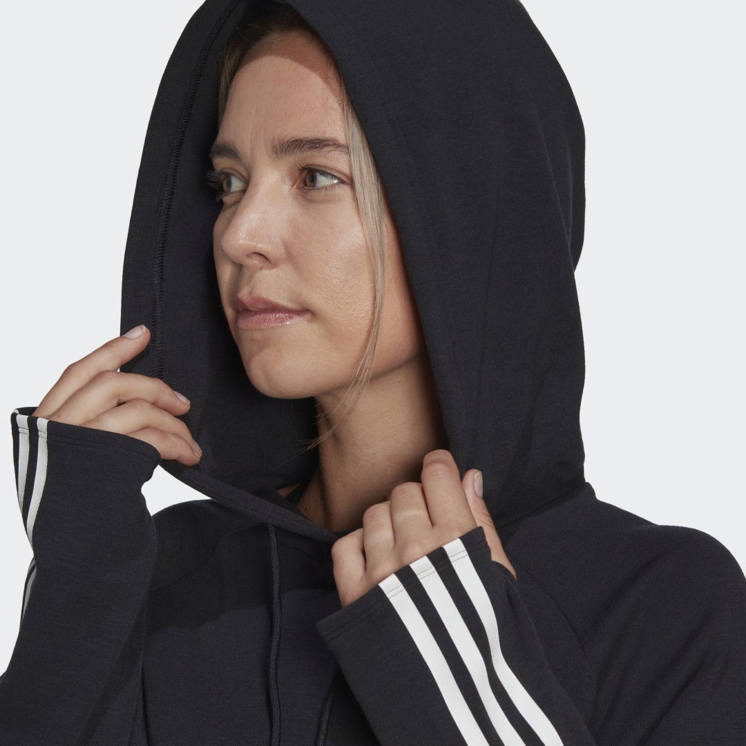 Train Essentials Train Cotton 3-Stripes Hoodie