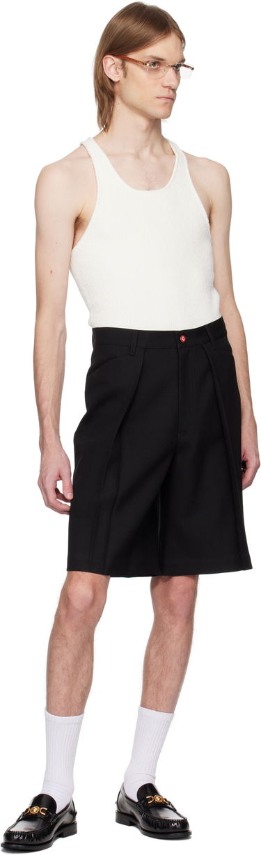 Tielko Casablanca Casablanca Boucle Rib Tank Top Biela | MS25-KW-931-01, 4
