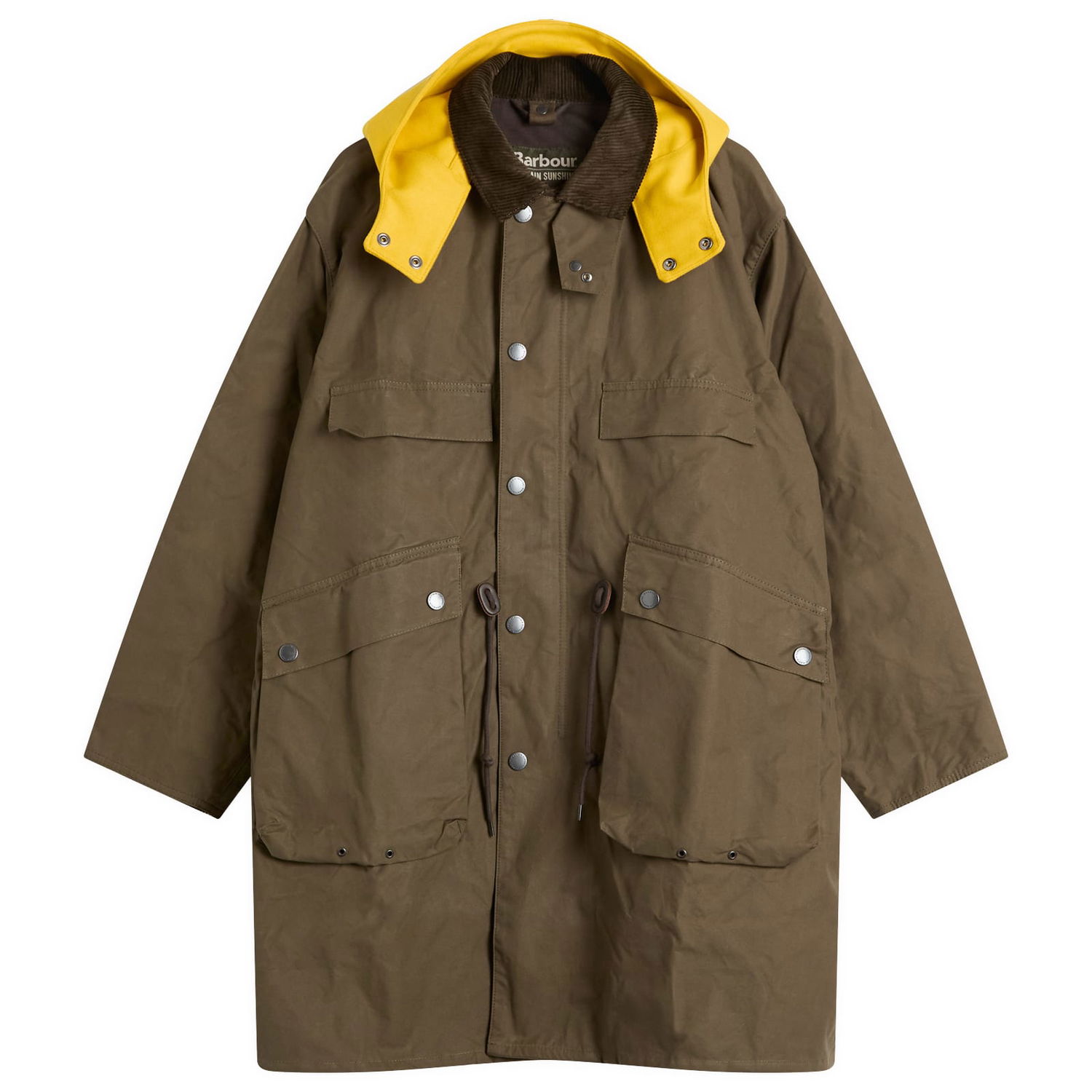 Kabáty Barbour Men's x Kaptain Sunshine Bedale Casual Field Coat Size 38 Zelené | MCA1071BR53, 1