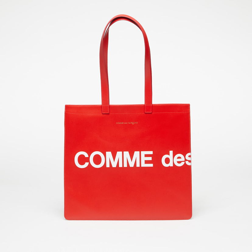 Tote bag Comme des Garçons Huge Logo Tote Bag Red Universal Červená | SA9001HL Red