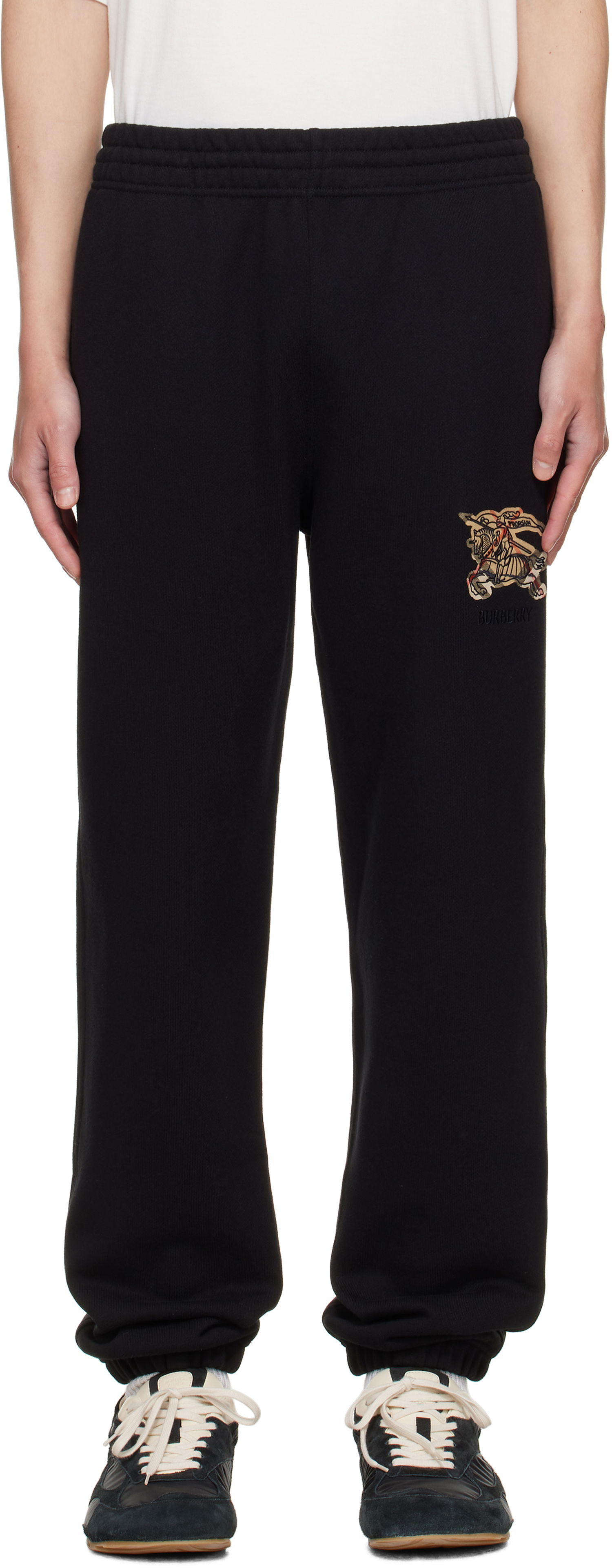 Tepláky Burberry Burberry Cotton Jogging Sweatpants Čierna | 8116095, 0