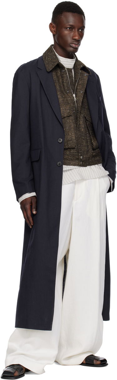 Nohavice Dries Van Noten Dries Van Noten Pleated Trousers Biela | 251-020913-1041, 3