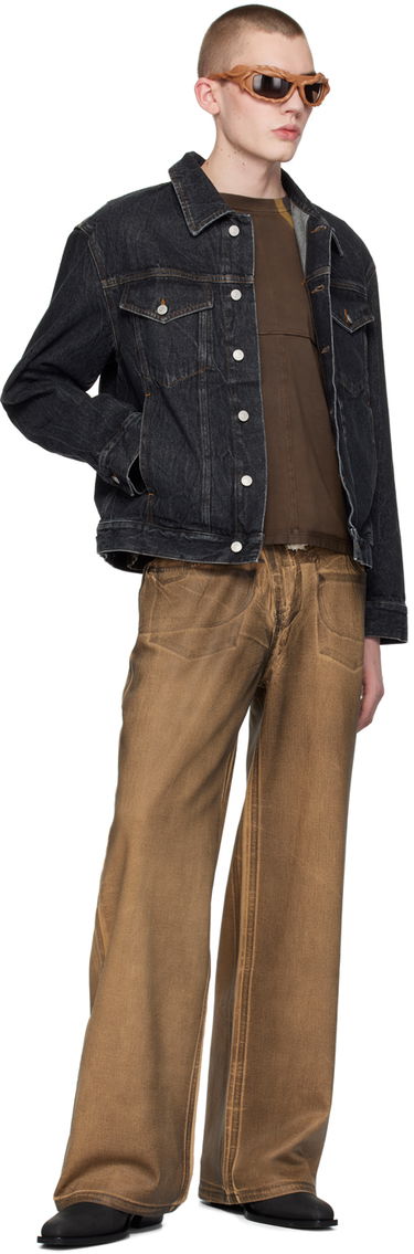 Džínsy Ottolinger Ottolinger Double Fold Jeans Hnedá | 1702808E, 3