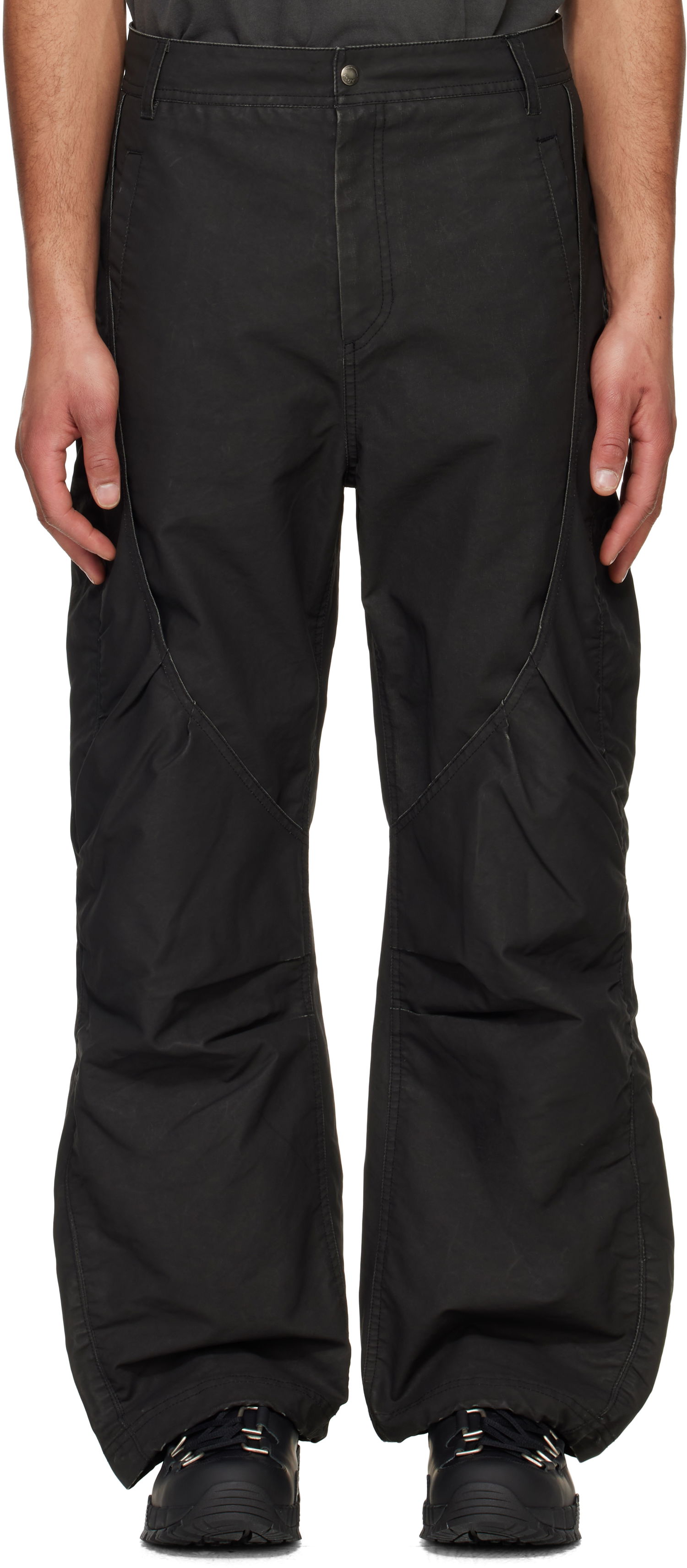 Nohavice Andersson Bell Andersson Bell ARC Shirring Trousers Čierna | apa791m, 0