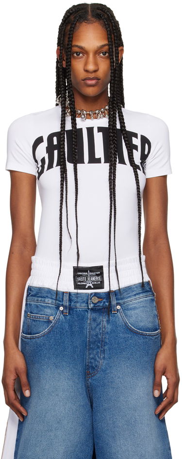 Tielko Jean Paul Gaultier Gaultier Women's Graphic Print T-Shirt Biela | 24/25-F-TS071I-J056-0100, 0