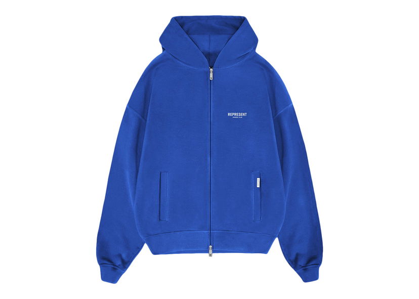 Mikina Represent Clo Represent Owners Club Zip Hoodie Cobalt Modrá | MH4039-109