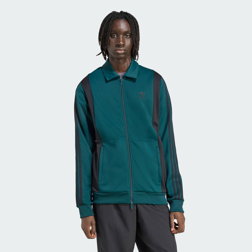 Bunda adidas Performance Adicolor Panel Track Jacket Zelené | JY1426