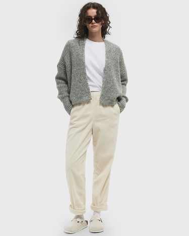Sveter American Vintage American Vintage EAST Knit Cardigan M/L Zelené | EAST19AME25-TORTUE-MOULINE, 1