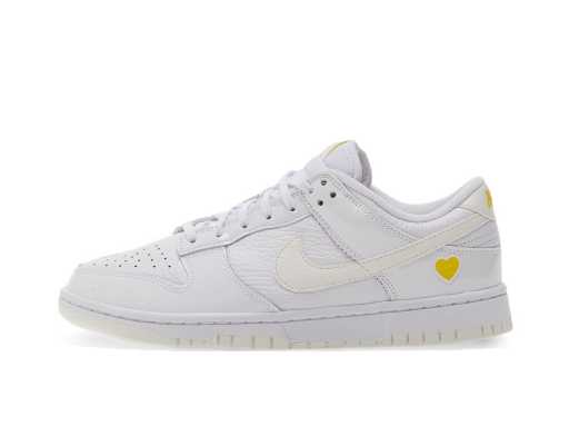 Tenisky a topánky Nike Dunk Low Valentine's Day Yellow Heart Biela | FD0803-100