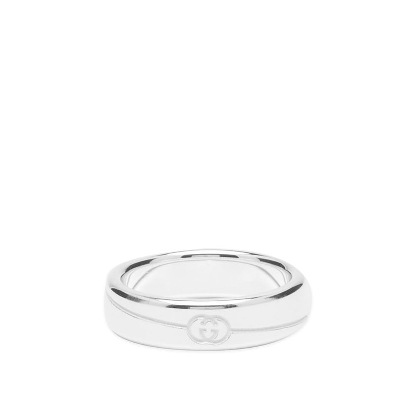 Prsteň Gucci Tag Ring 6mm "Silver" Metalická | YBC774052001