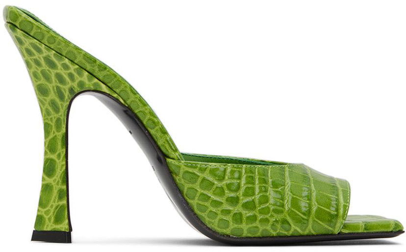 Doplnky The Attico Attico Anais Heeled Sandals Zelené | 227WS499 EL002