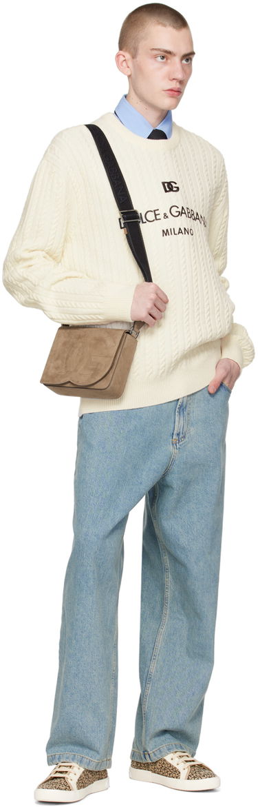 Tenisky a topánky Dolce & Gabbana Portofino Vintage Béžová | CS2239AR851, 4