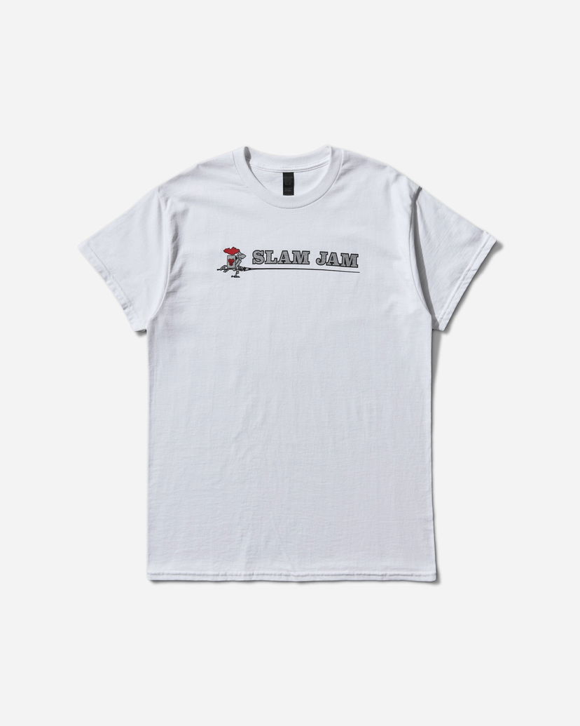Tričko Slam Jam Panini Slam Jam T-Shirt Biela | SJPANINITEE WHT