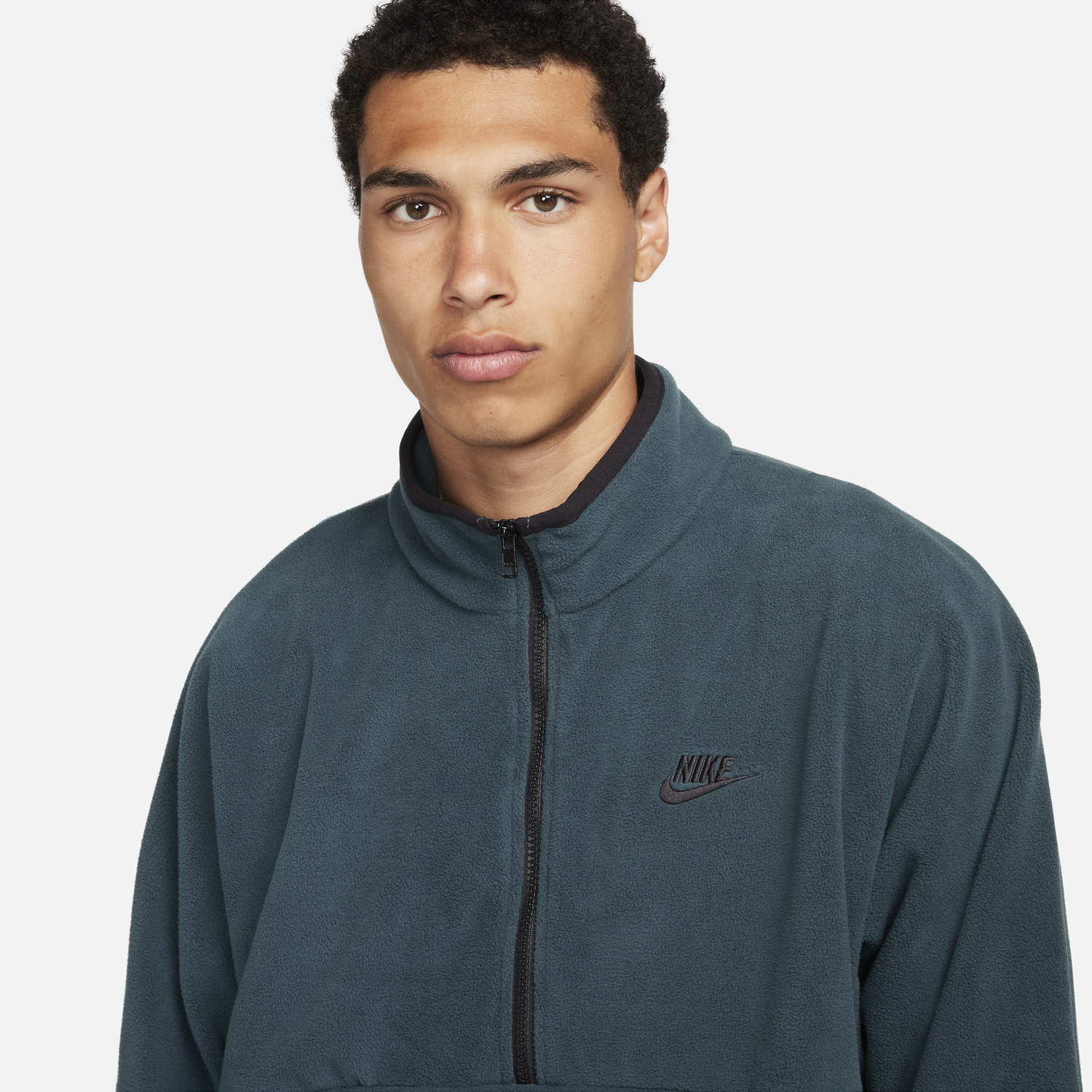 Mikina Nike Club Fleece+ 1/2-Zip Fleece Top Navy | DX0525-328, 1