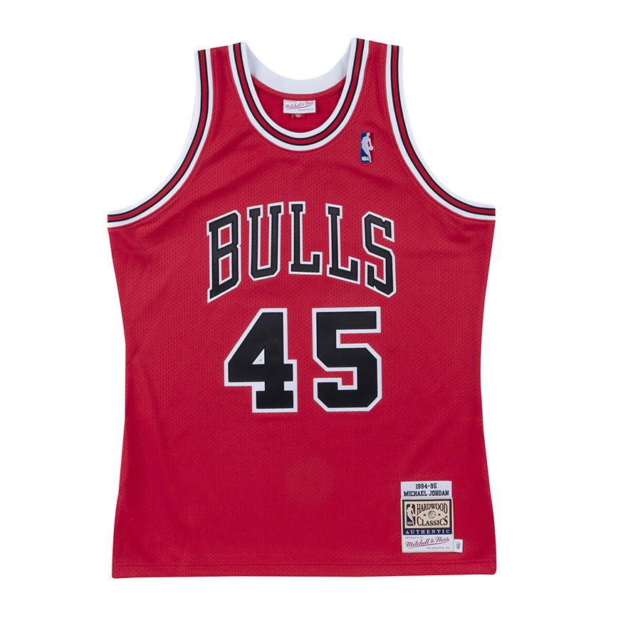 Dres Mitchell & Ness NBA Chicago Bulls Michael Jordan 1994-95 Authentic Jersey Červená | AJY4LG19008-CBUSCAR94MJO, 0