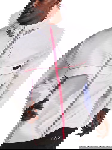 Vetrovka Under Armour Run Anywhere Hooded Running Jacket Biela | 1374229-100, 0