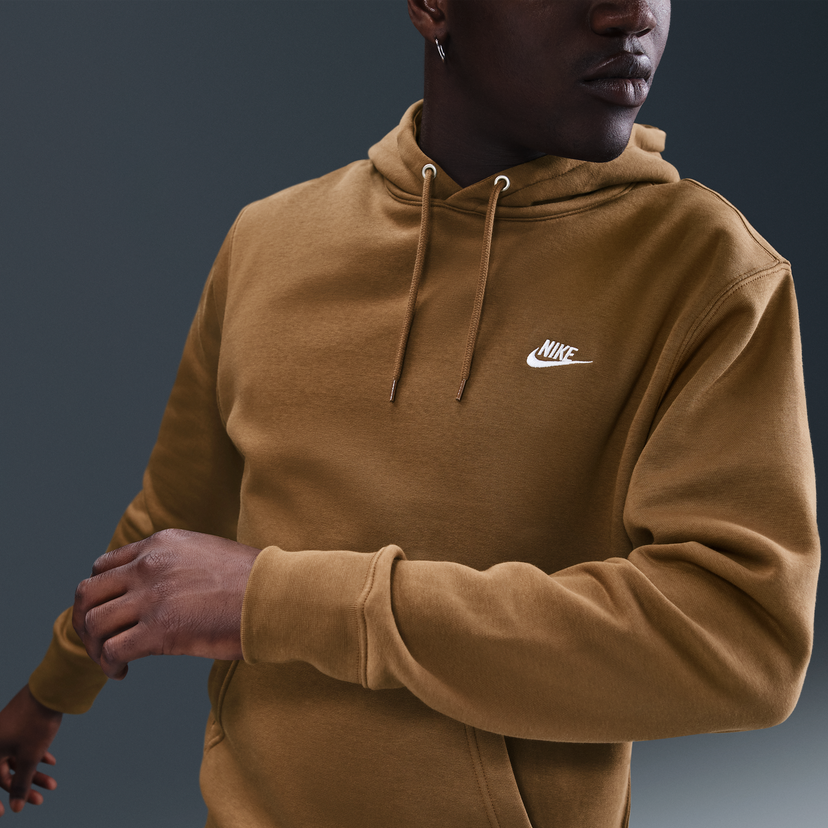 Mikina Nike Club Bb Po Hoodie Hnedá | FN3859-235